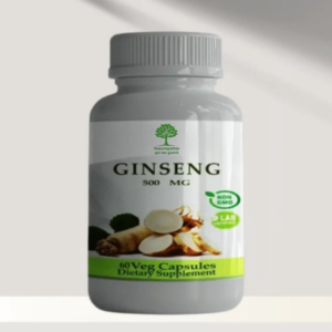 Ginseng  500 mg.  60 capsules