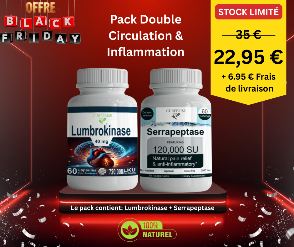 Lumbrokinase + Serrapeptase