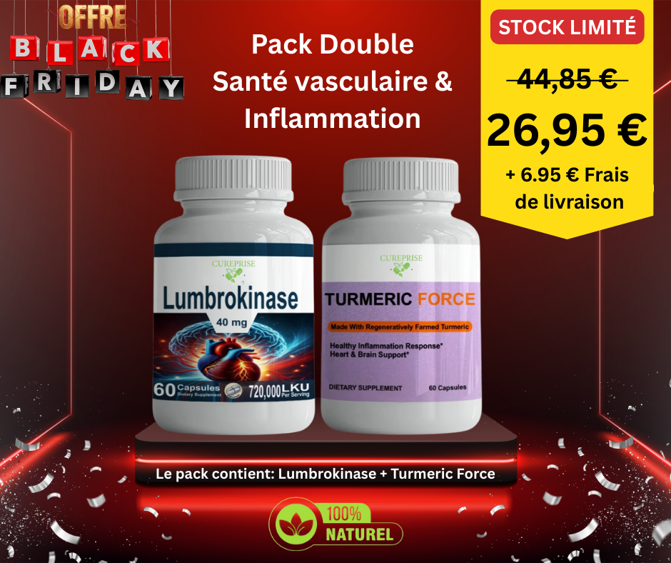 Lumbrokinase + Turmeric Force