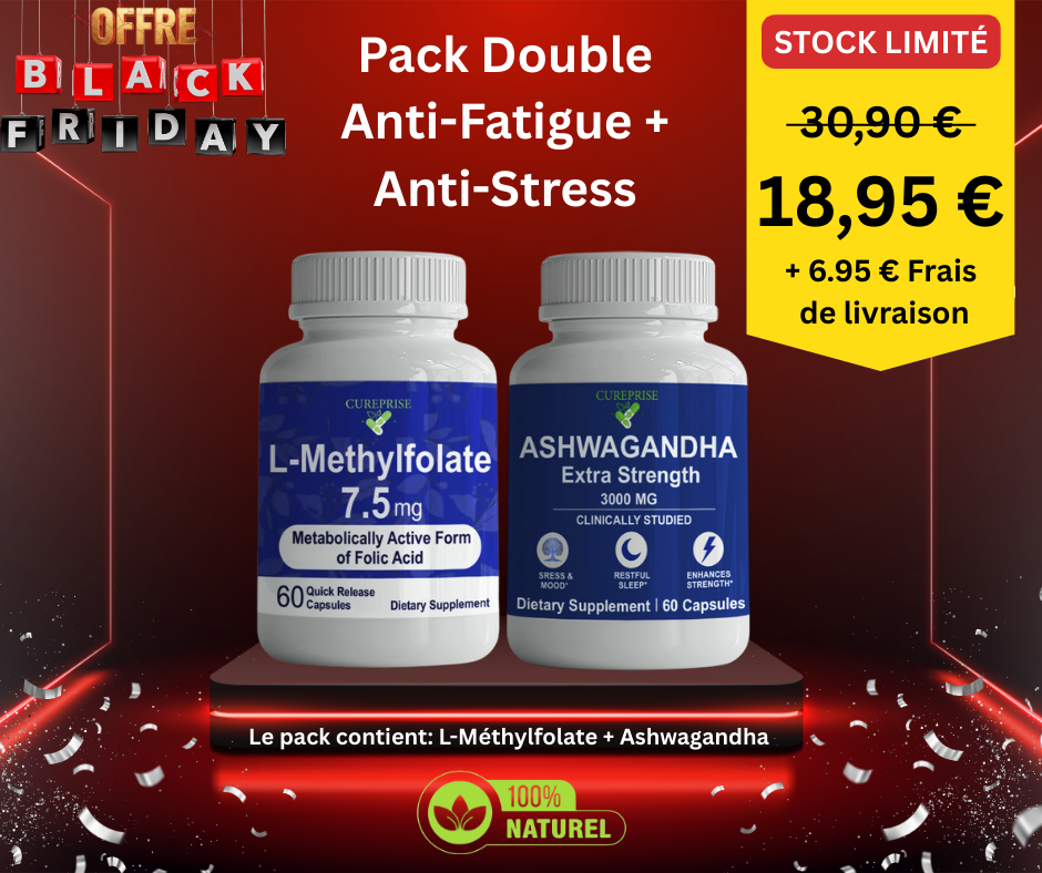L-Méthylfolate + Ashwagandha