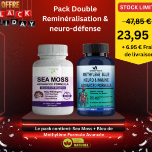 Sea Moss + Bleu de Méthylène Formule Avancée