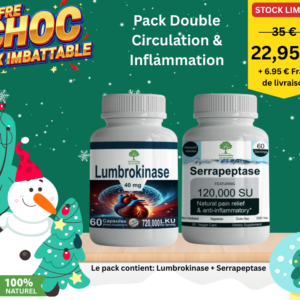 Lumbrokinase + Serrapeptase