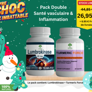 Lumbrokinase + Turmeric Force