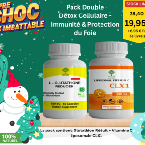 Glutathion Réduit + Vitamine C liposomale CLX1