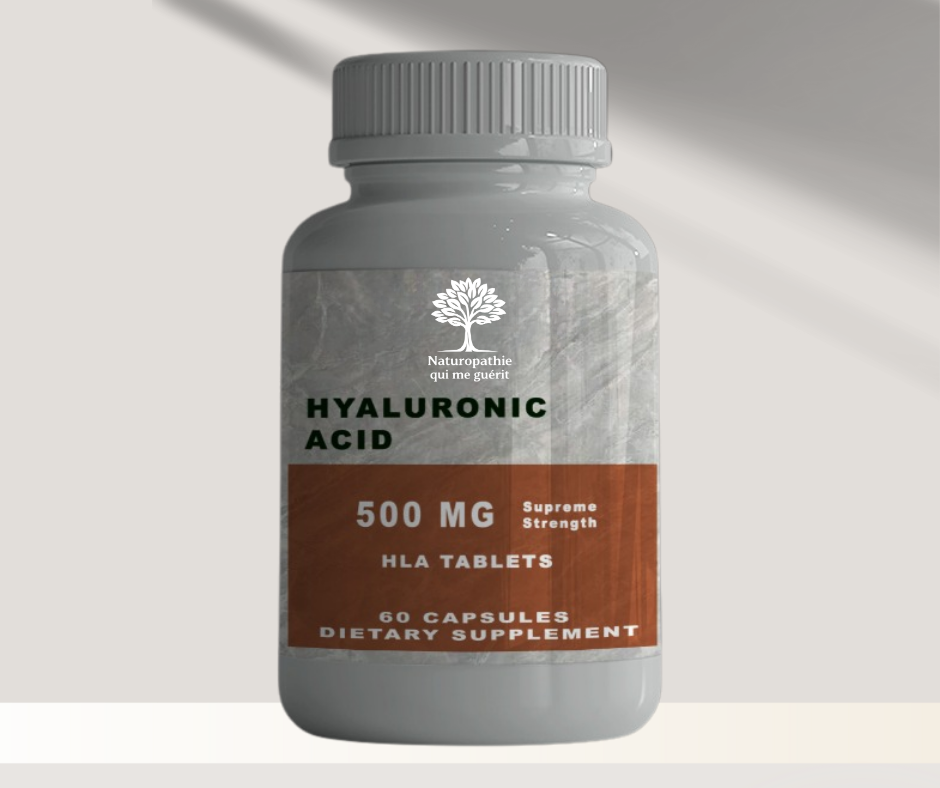 Acide Hyaluronique 500 mg, 60 capsules